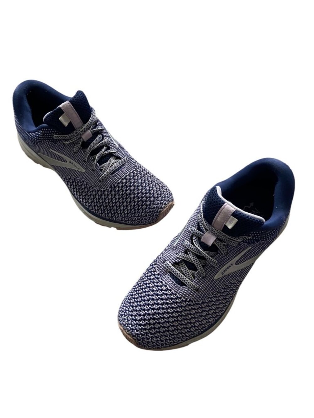 Brooks Womens Revel 2 Running Shoes Blue/Purple Size 8.5 Workout Gym Athletic